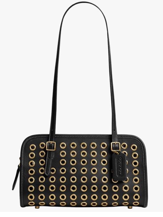 Coach Handbags - NWT Coach Swing Zip Bag with Grommets (Black)